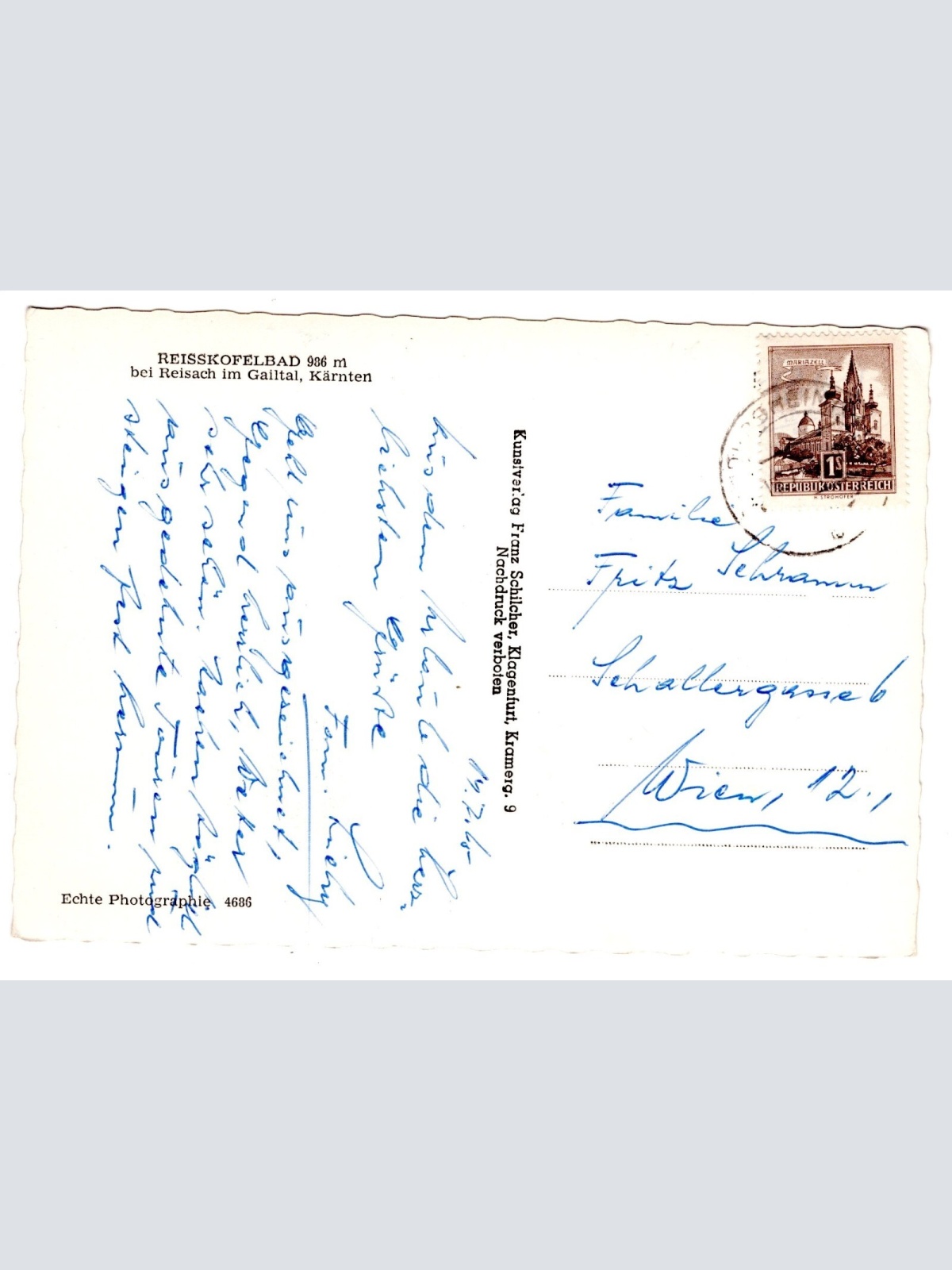 AK, Reisach im Gailtal, Kärnten, Ansichtskarte (S5761)