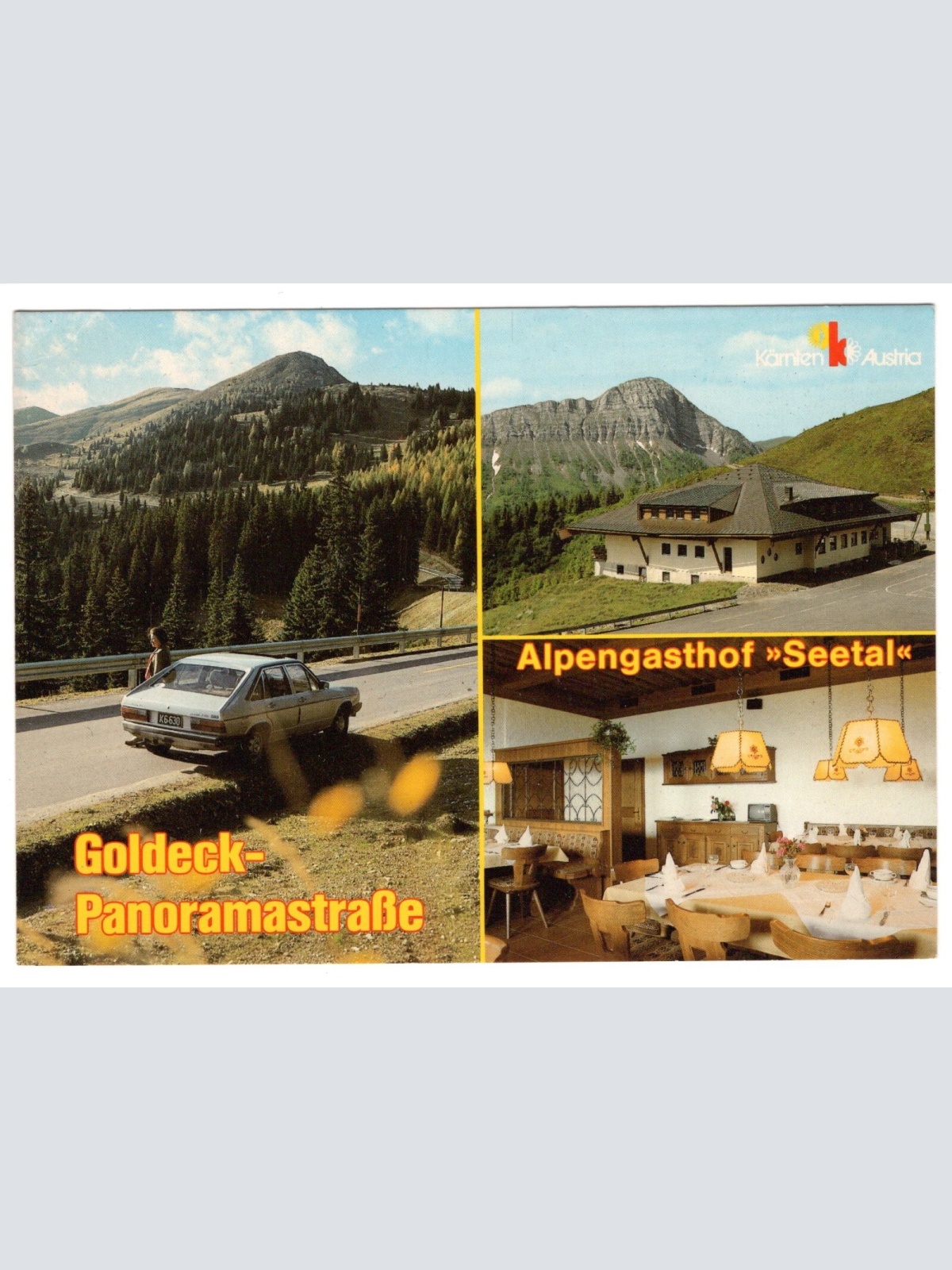 AK, Zlan, Alpengasthof Seetal, Kärnten, Ansichtskarte (S5762)