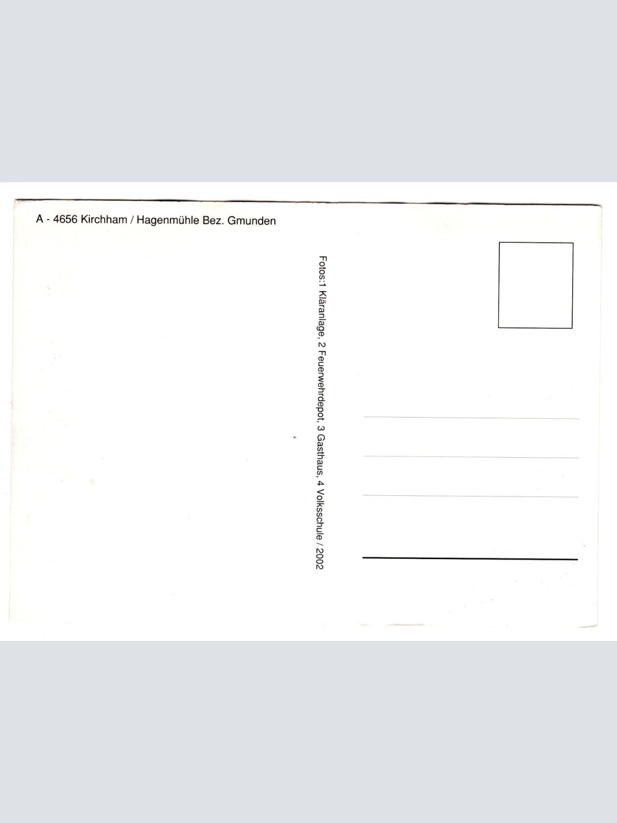 AK, Kirchham Hagenmühle, Oberösterreich, Ansichtskarte (S5765)