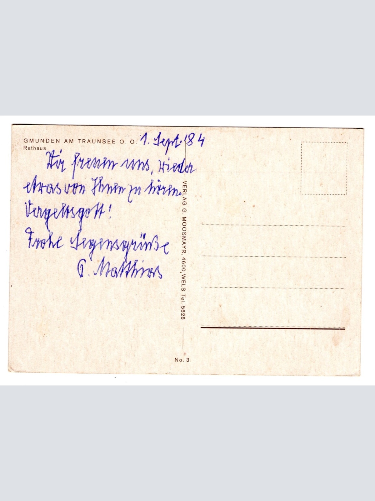 AK, Gmunden am Traunsee, Oberösterreich, Ansichtskarte (S5790)