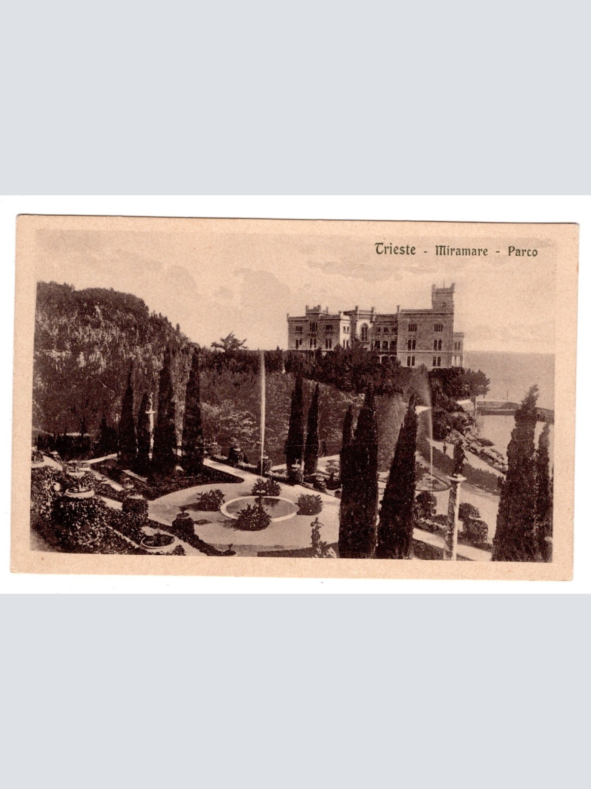 AK, Trieste - Miramare - Parco, Italien, Ansichtskarte (S5796)