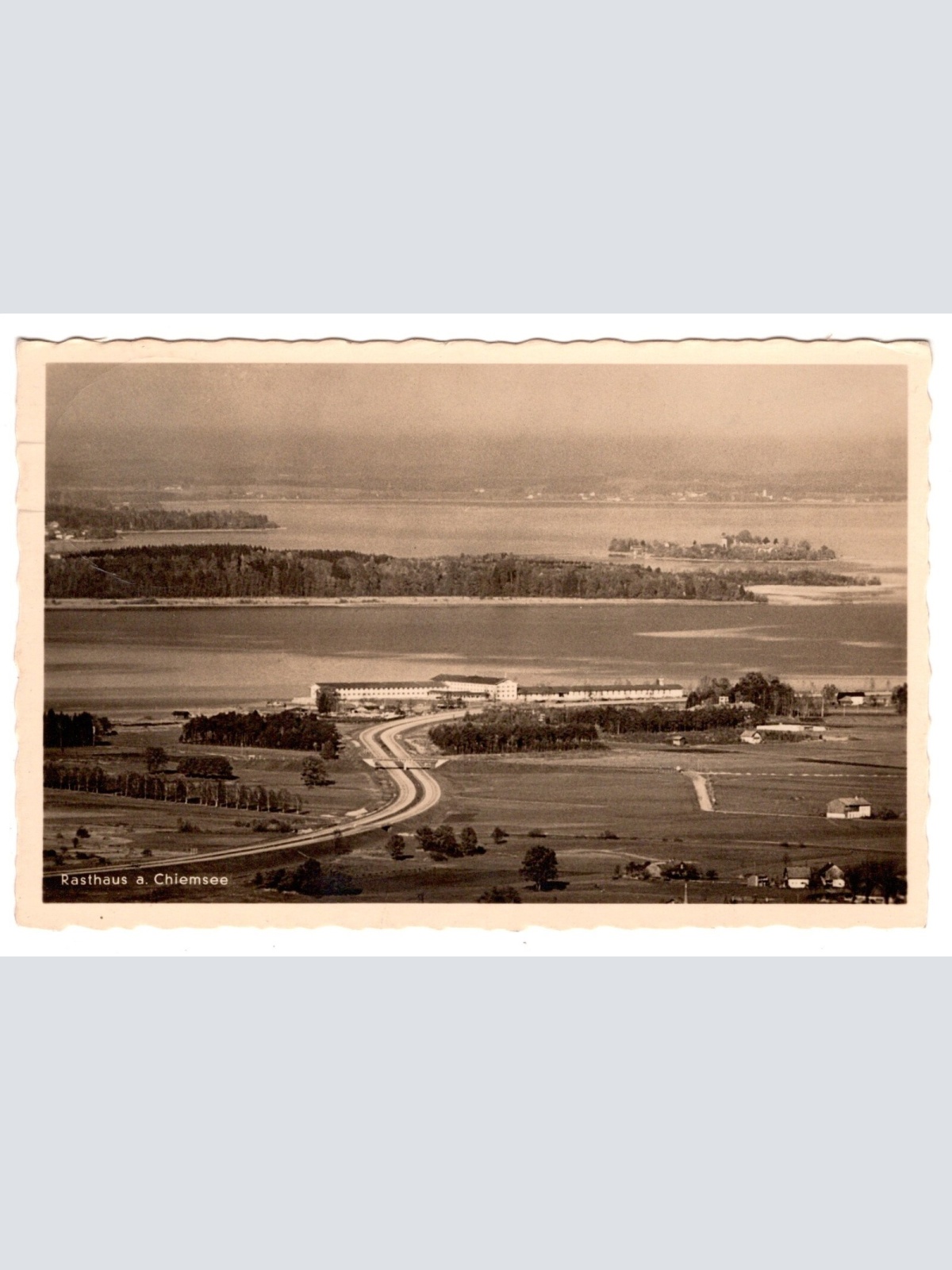 AK, Gasthaus am Chiemsee, Bayern, Ansichtskarte (S5806)