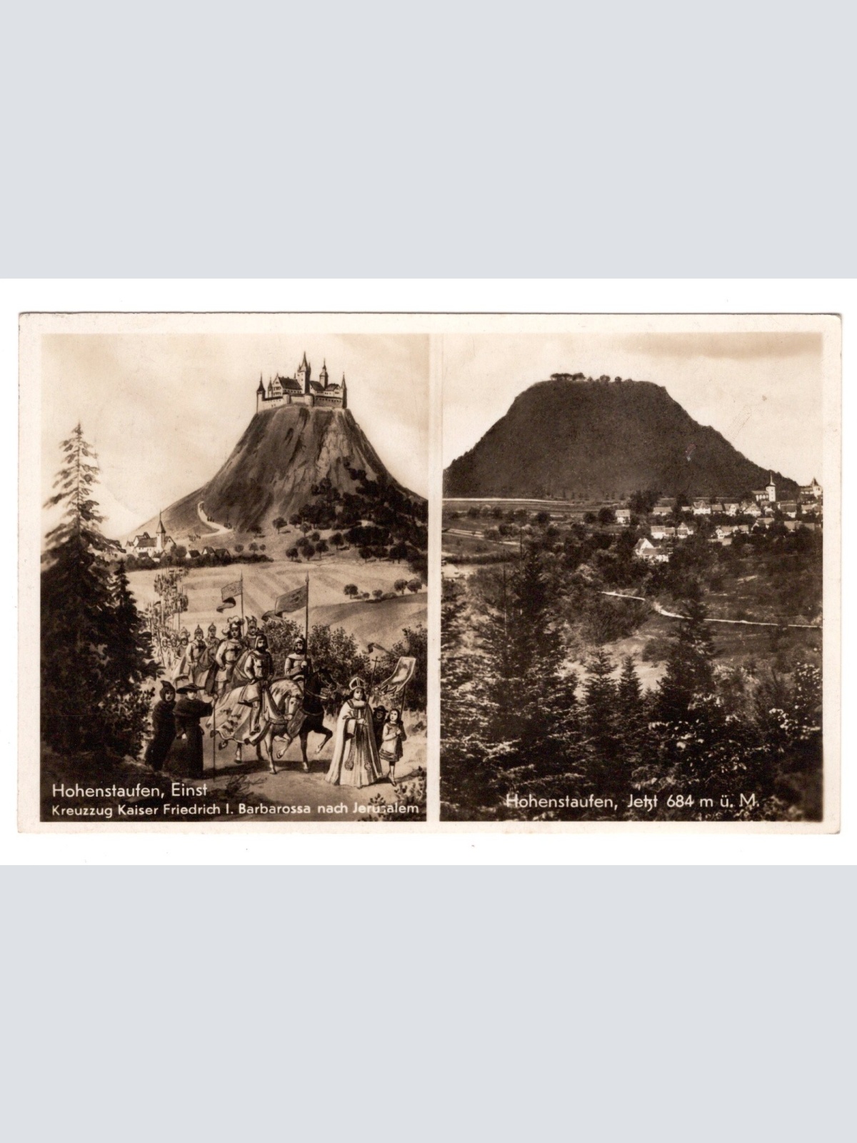 AK, Hohenstaufen, Baden-Württemberg, Ansichtskarte (S5813)