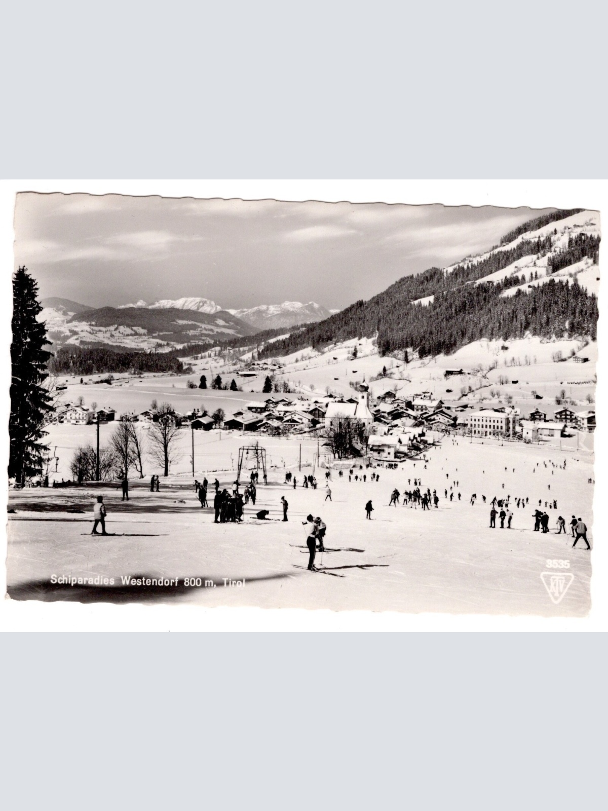 AK, Schiparadies Westendorf, Tirol, Ansichtskarte (S5850)