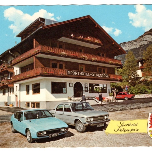 AK, Maurach am Achensee, Hotel Alpenrose, Tirol, Ansichtskarte (S5852)