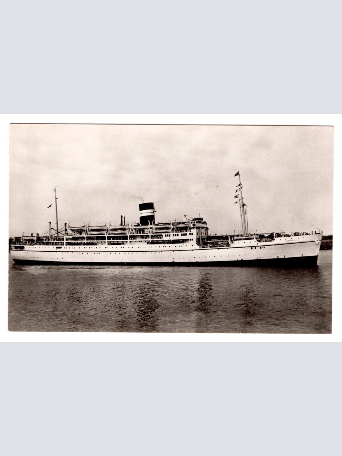 AK, British India S. N. CO RMS Kampala, Ansichtskarte (S5863)