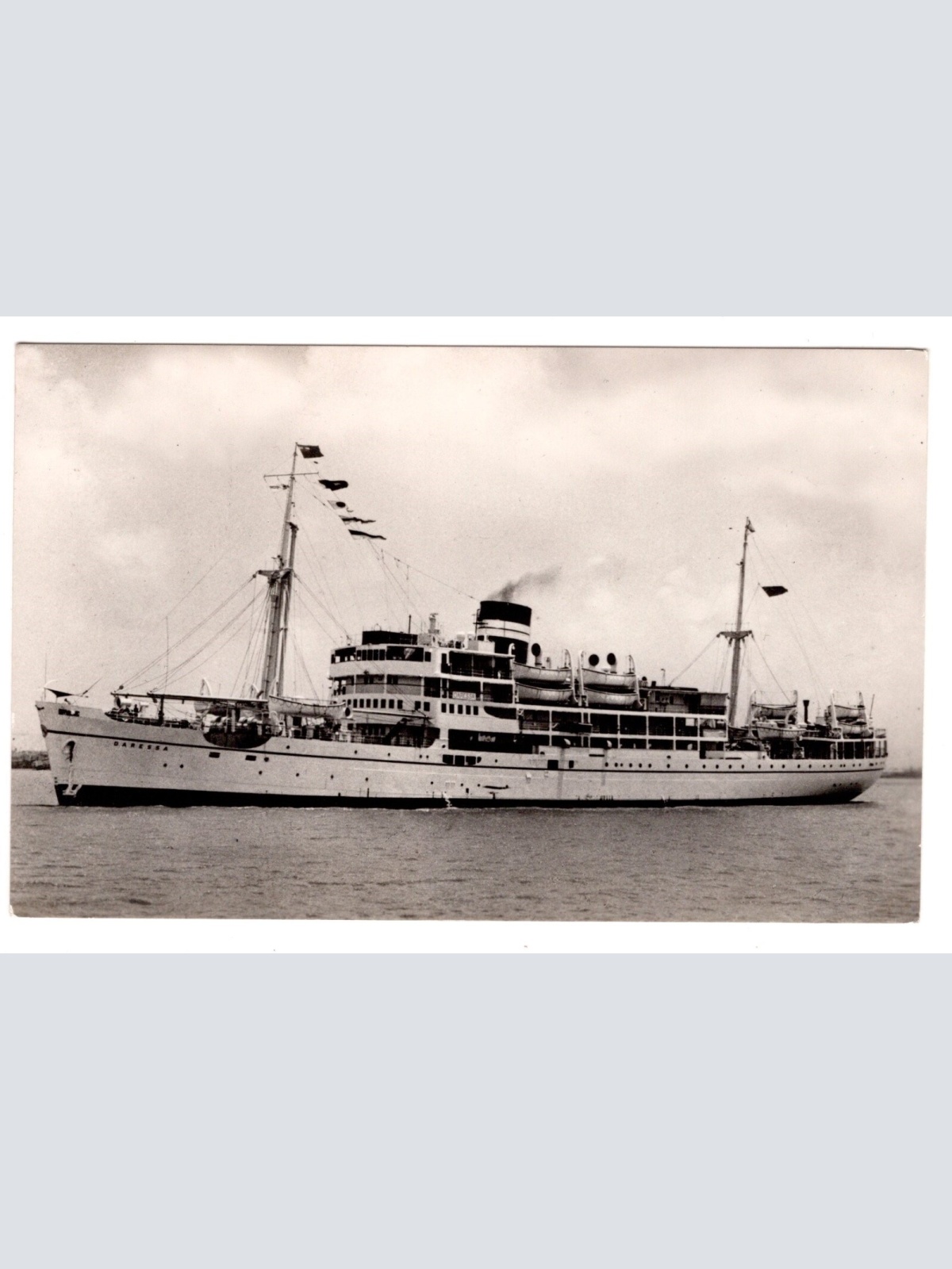 AK, British India S. N. CO MS Daressa, Ansichtskarte (S5864)