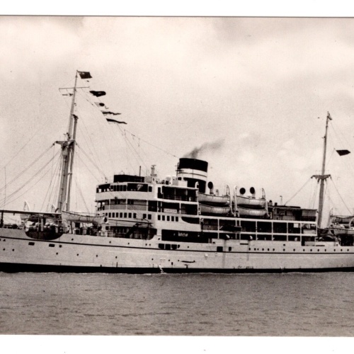 AK, British India S. N. CO MS Daressa, Ansichtskarte (S5864)