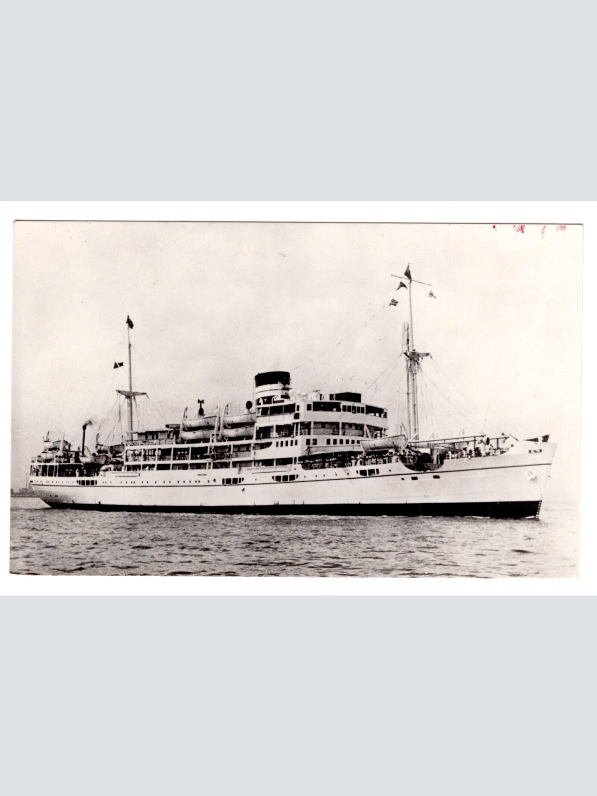 AK, British India S. N. CO MS Drmra, Ansichtskarte (S5865)