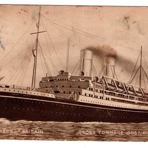 AK, C. P. S. Empress of Britain, Ansichtskarte (S5876)