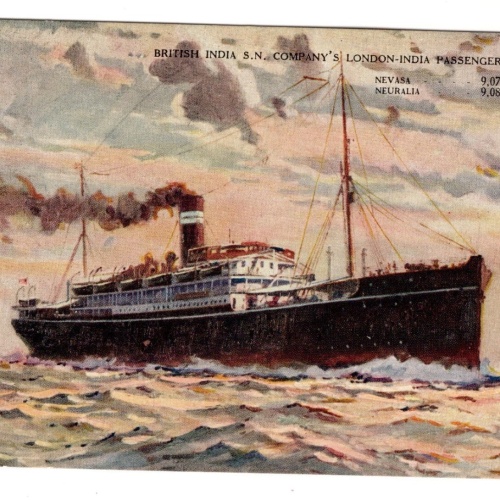AK, London-India Passenger Lines, Ansichtskarte (S5877)