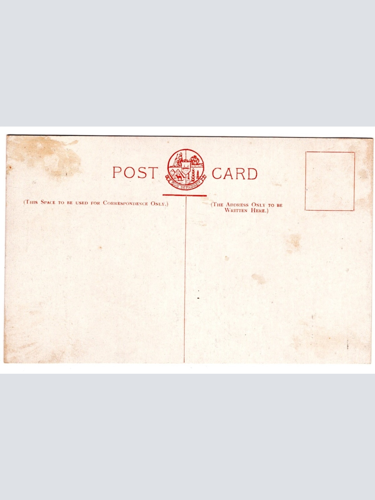 AK, Calcutta Burmah Mail Service, Ansichtskarte (S5883)