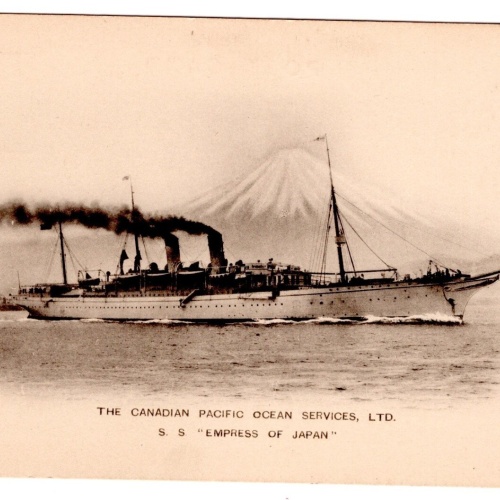 AK, Canadian Pacific Ocean Services, Empress of Japan, Ansichtskarte (S5891)