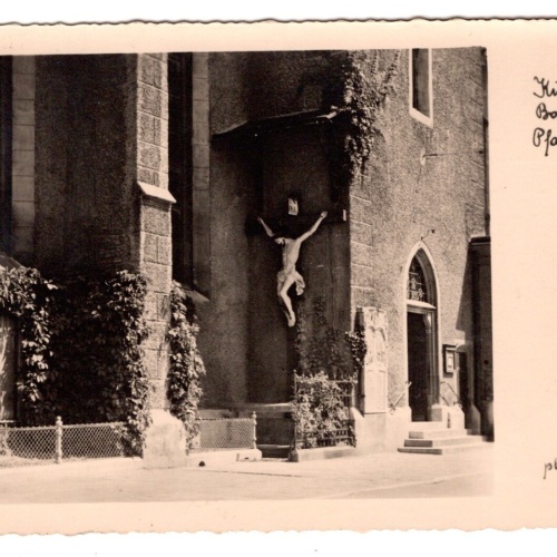 AK, Baden bei Wien, Pfarrkirche, Niederösterreich, Ansichtskarte (S5936)