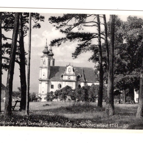 AK, Wallfahrtskirche Maria Dreieichen, Niederösterreich, Ansichtskarte (S5983)