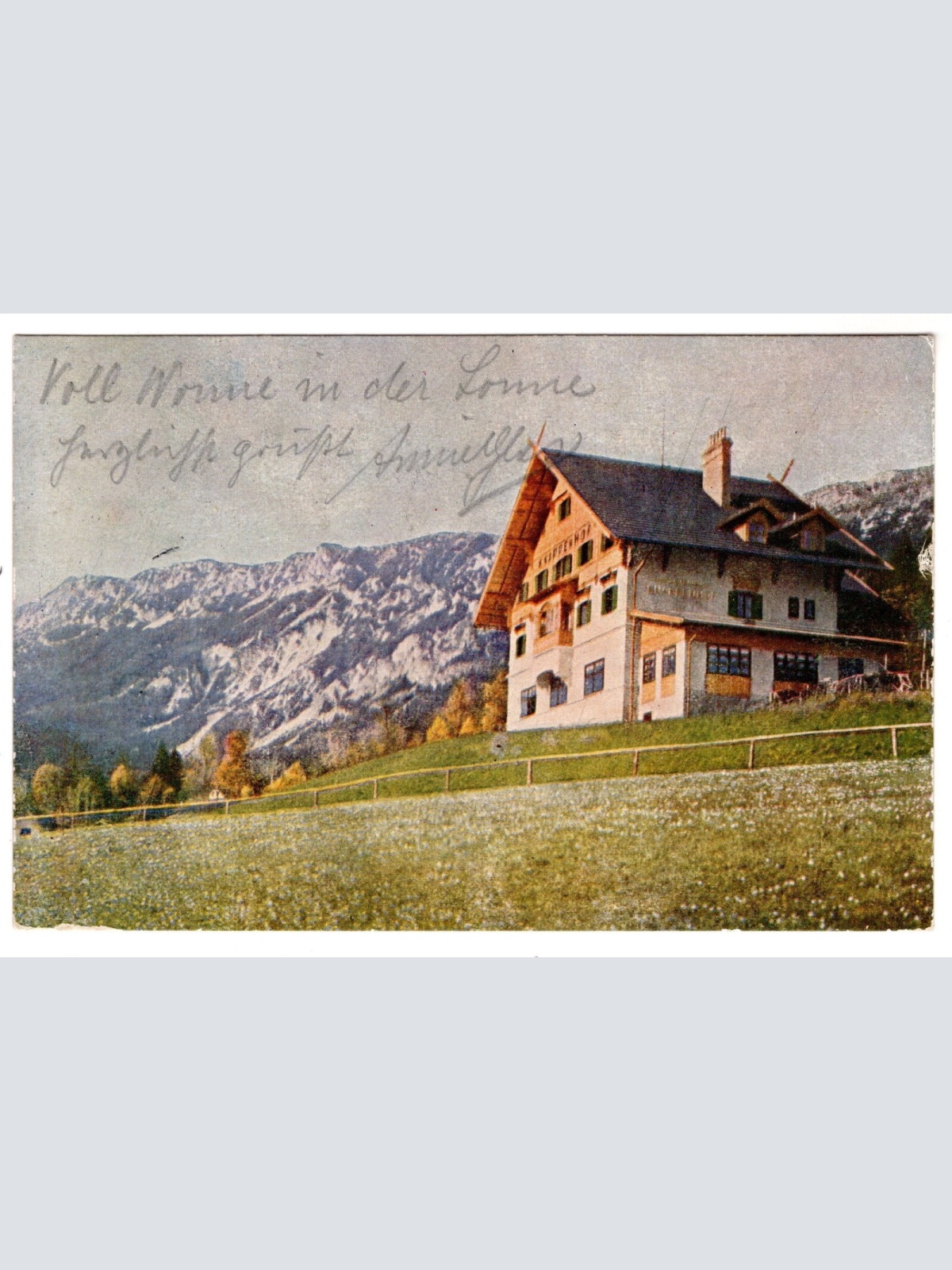 AK, Kronichs Touristenhaus, Niederösterreich, Ansichtskarte (S6028)