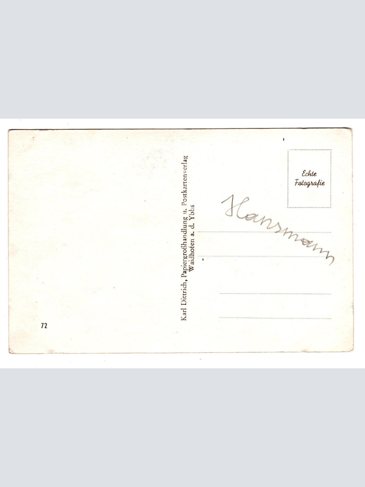 AK, Ybbsitz, Niederösterreich, Ansichtskarte (S6045)