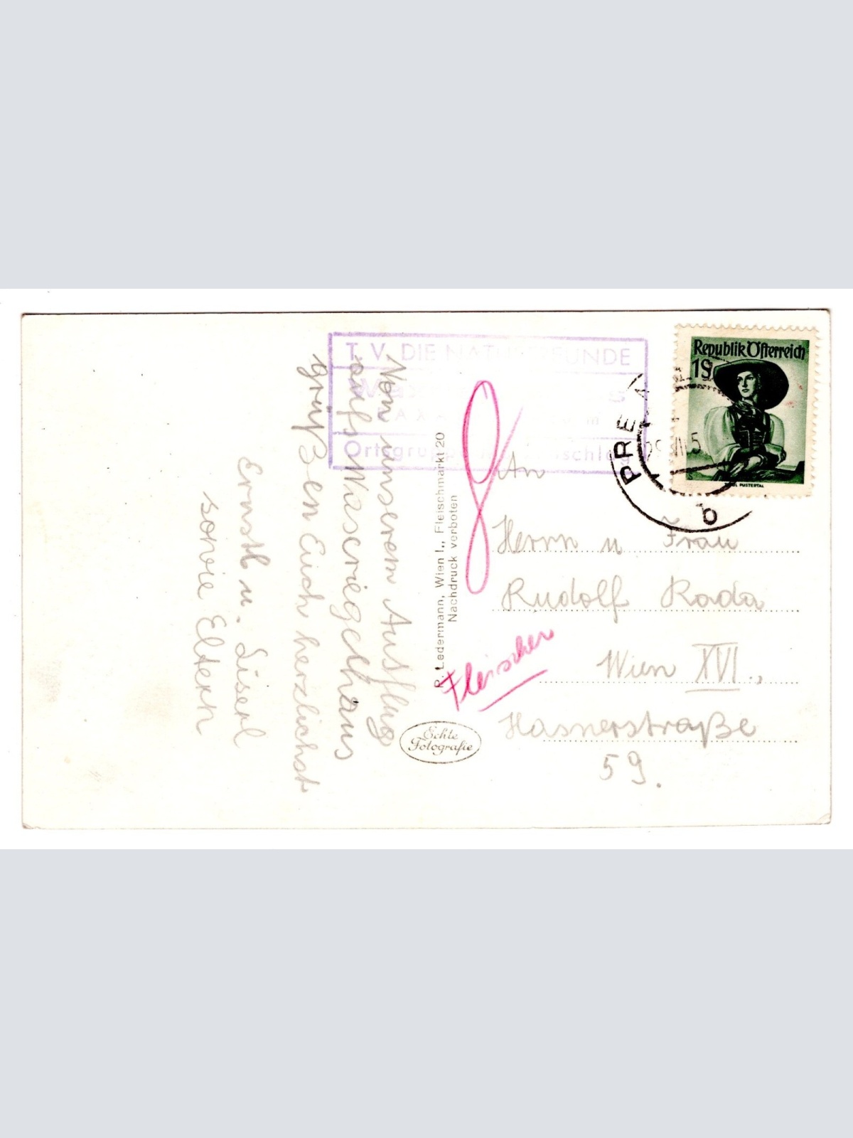 AK, Naturfreundeschutzhaus Waxriegel, Steiermark, Ansichtskarte (S6049)