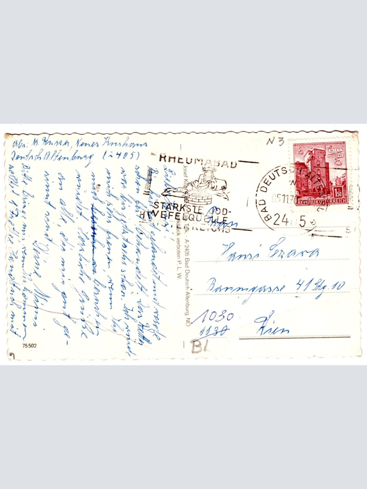 AK, Bad Deutsch Altenburg, Niederösterreich, Ansichtskarte (S6064)