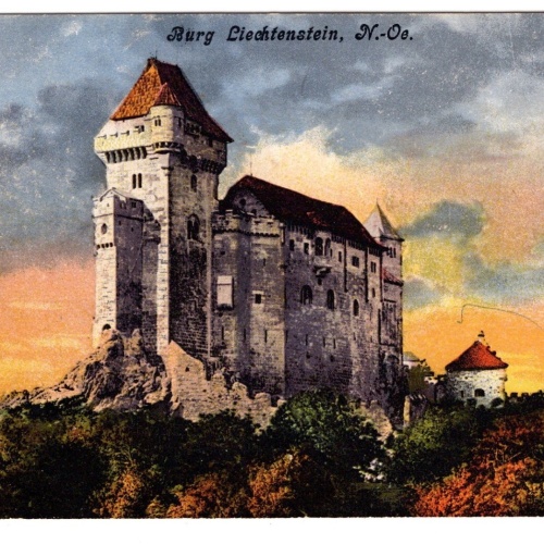 AK, Burg Liechtenstein, Niederösterreich, Ansichtskarte (S6079)