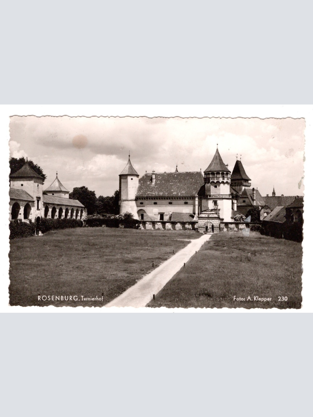 AK, Rosenburg, Turnierhof, Niederösterreich, Ansichtskarte (S6095)