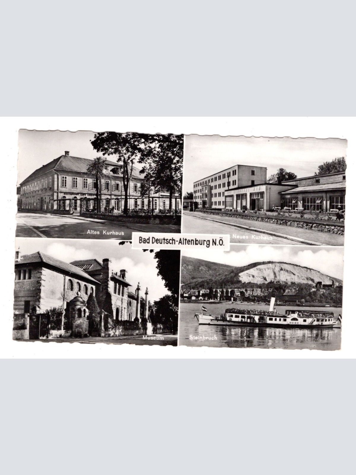 AK, Bad Deutsch Altenburg, Niederösterreich, Ansichtskarte (S6122)