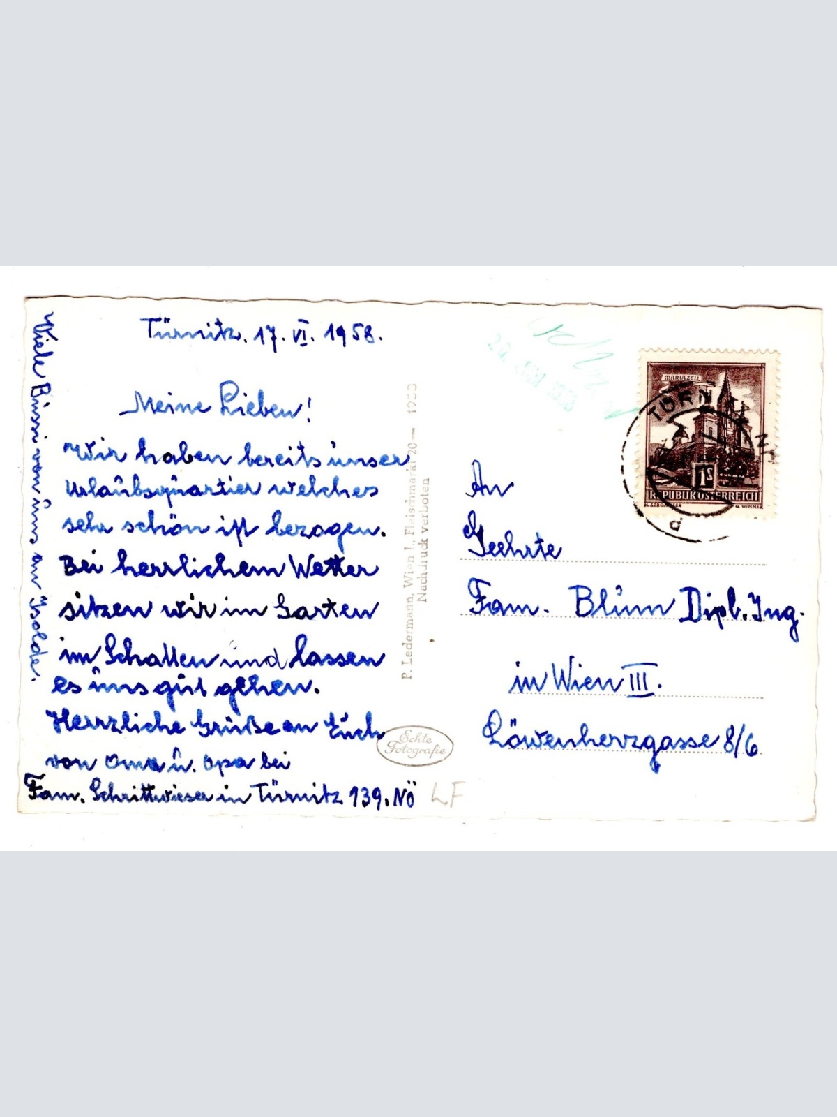 AK, Türnitz, Niederösterreich, Ansichtskarte (S6127)