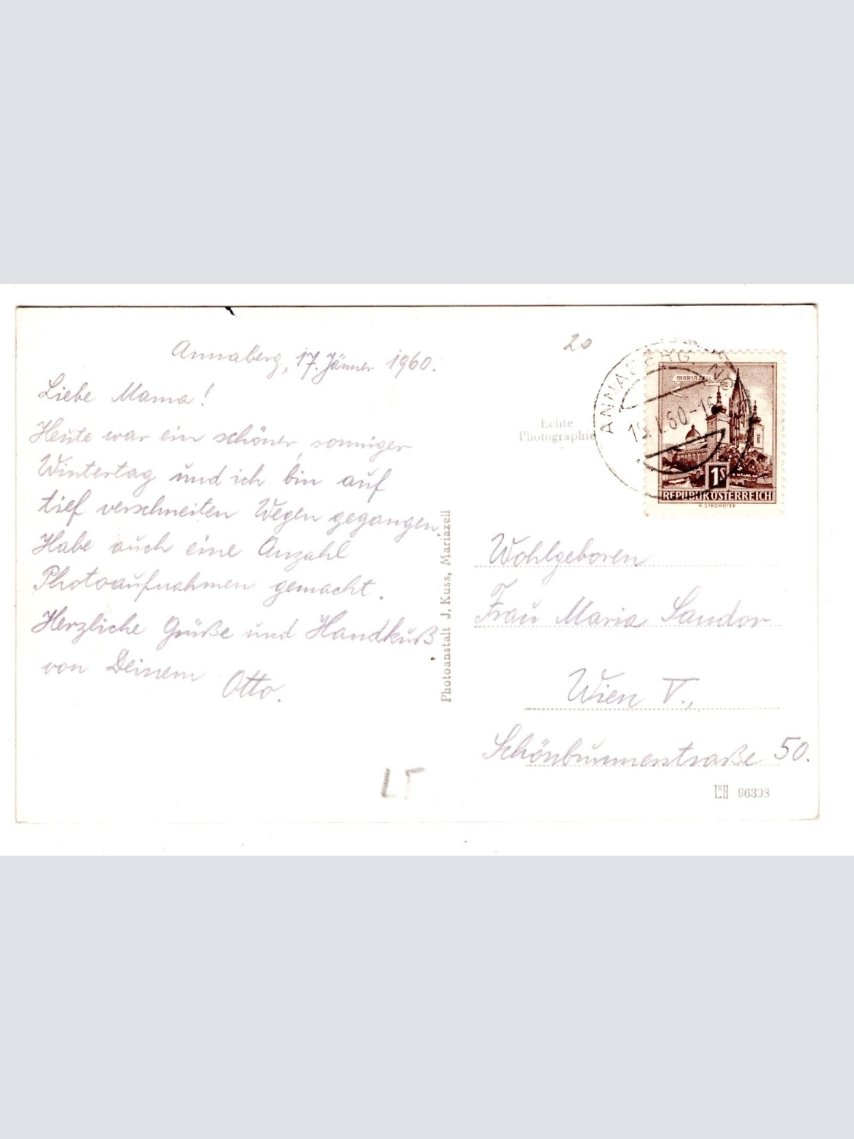 AK, Annaberg, Niederösterreich, Ansichtskarte (S6135)