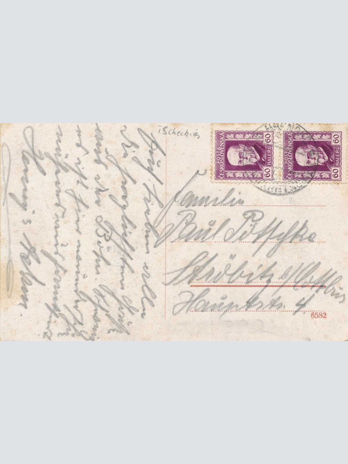 AK aus Herrnskretschen Tschechoslowakei Ansichtskarte (14317)