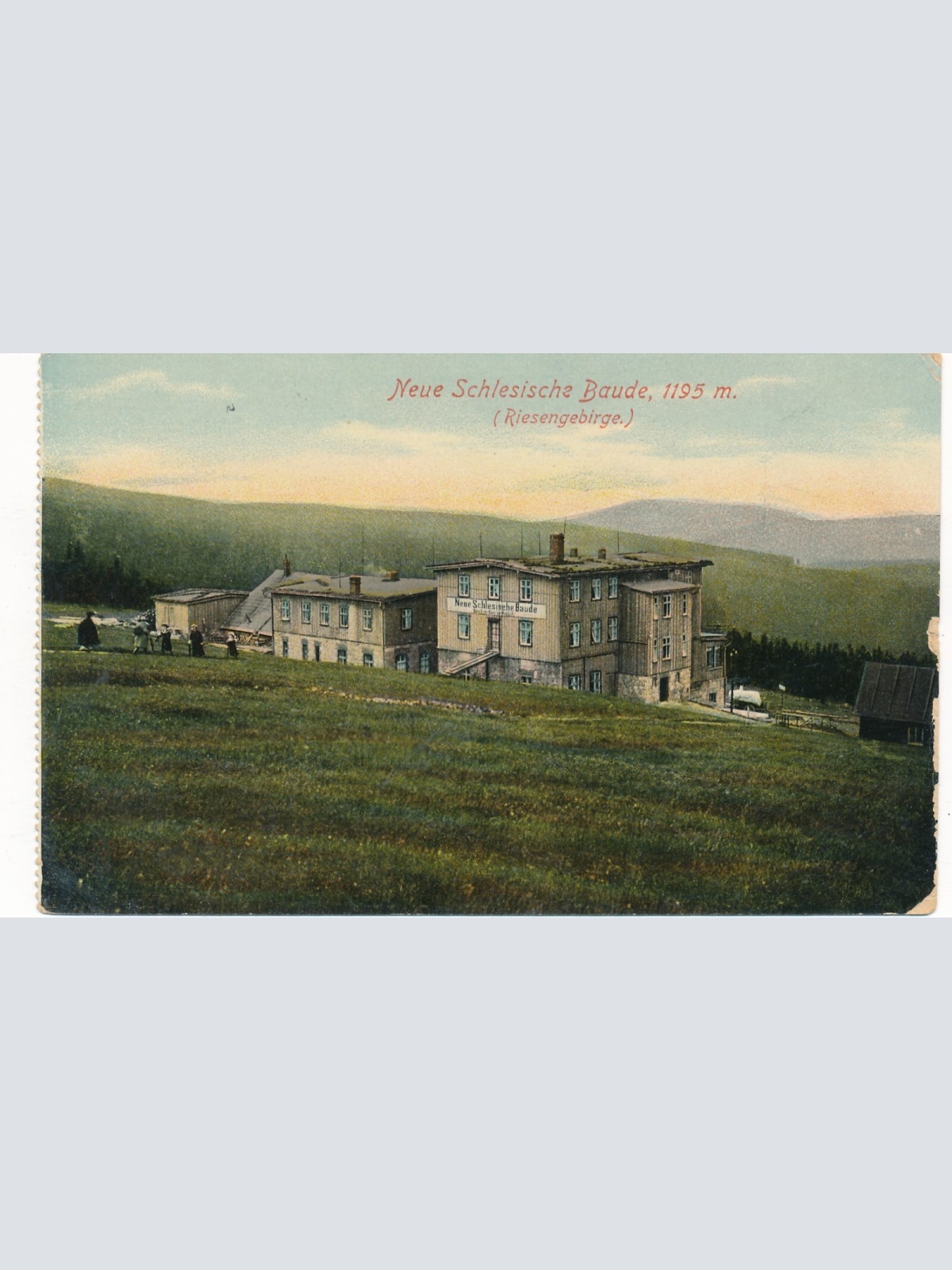 AK Neue Schlesische Baude Tschechoslowakei Ansichtskarte (14312)