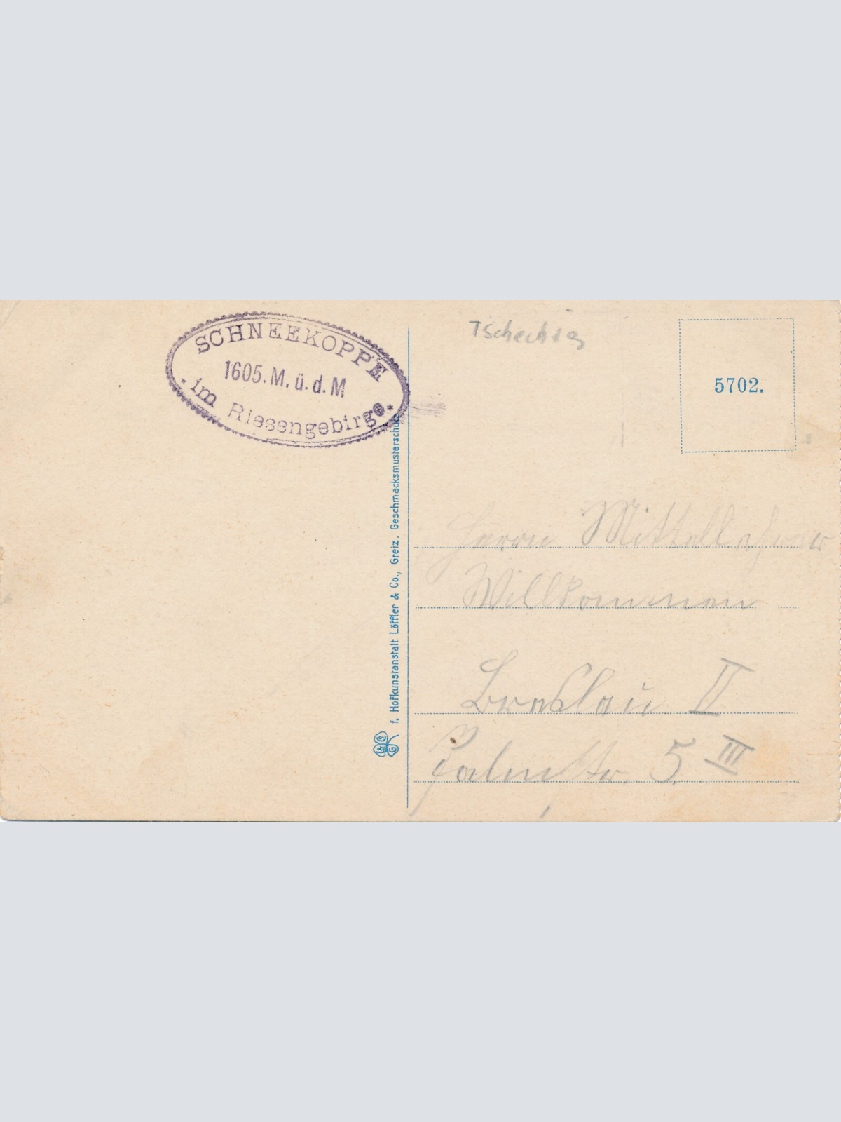 AK Neue Schlesische Baude Tschechoslowakei Ansichtskarte (14312)