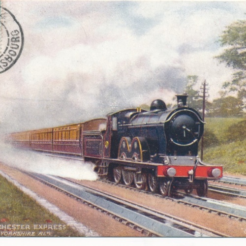 AK Eisenbahn - Zug Liverpool Manchaster Express Ansichtskarte (14303)