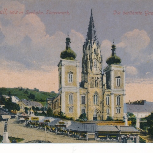 AK aus Mariazell die berühmte Gnadenkirche Steiermark Ansichtskarte (14418)