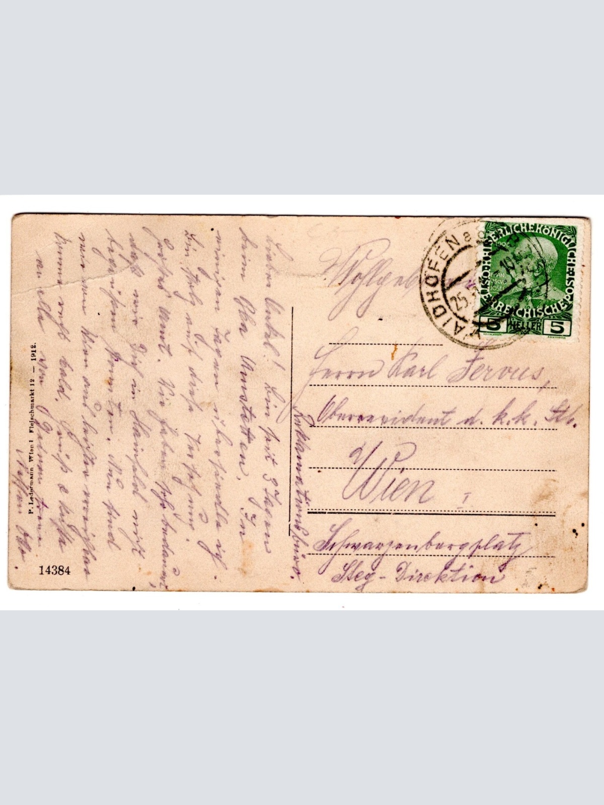 AK, Waidhofen an der Ybbs, Schloss, Niederösterreich, Ansichtskarte (S6165)