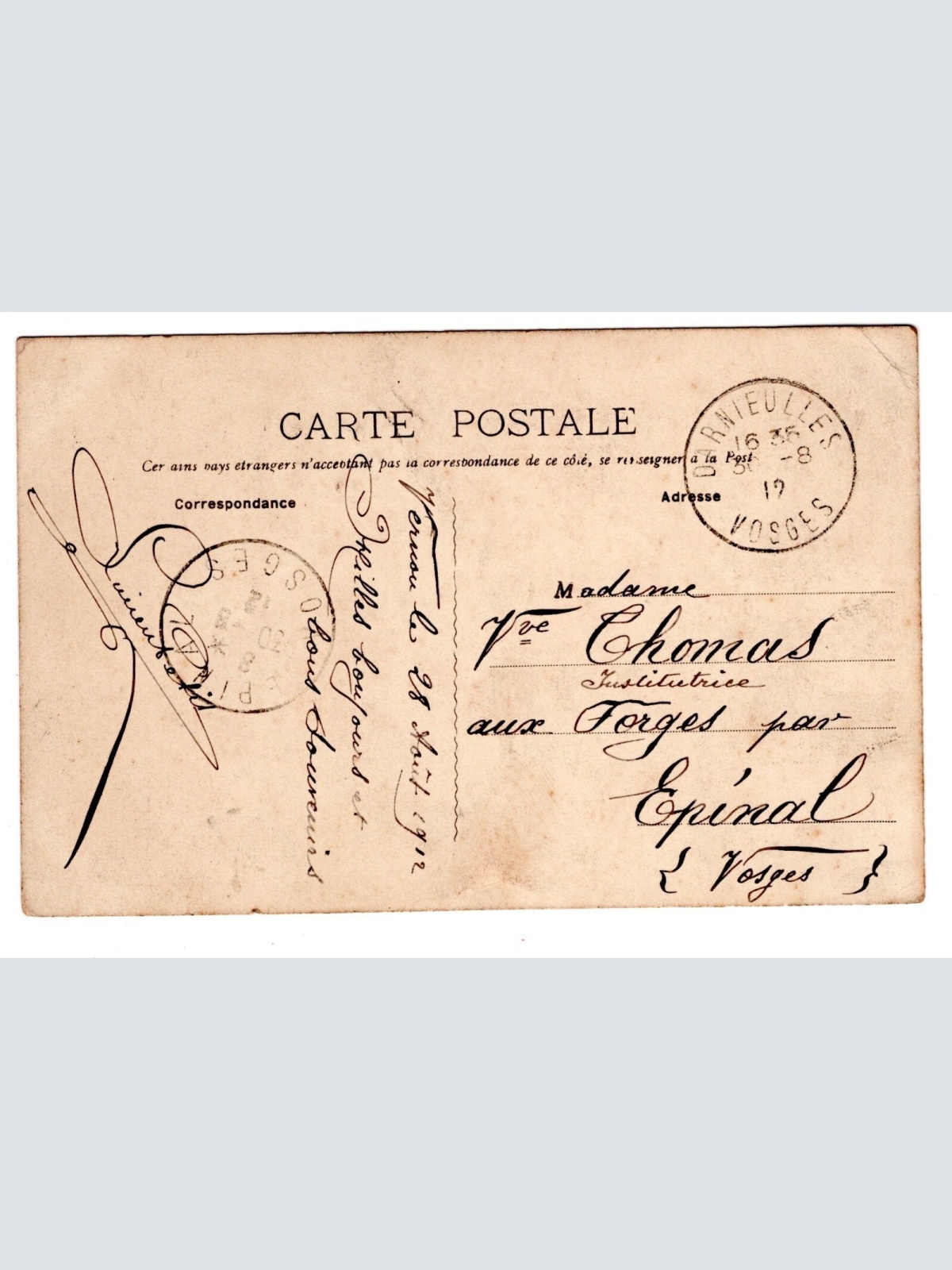 AK, Souvenir de Vernon, Frankreich, Ansichtskarte (S6198)