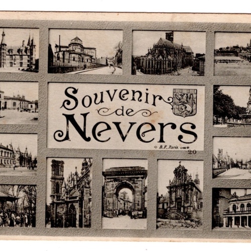 AK, Souvenir de Nevers, Frankreich, Ansichtskarte (S6202)