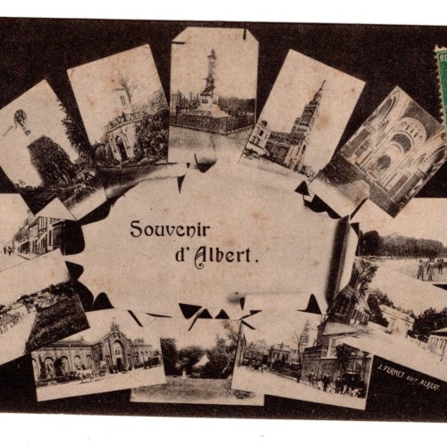 AK, Souvenir d'Albert, Frankreich, Ansichtskarte (S6211)