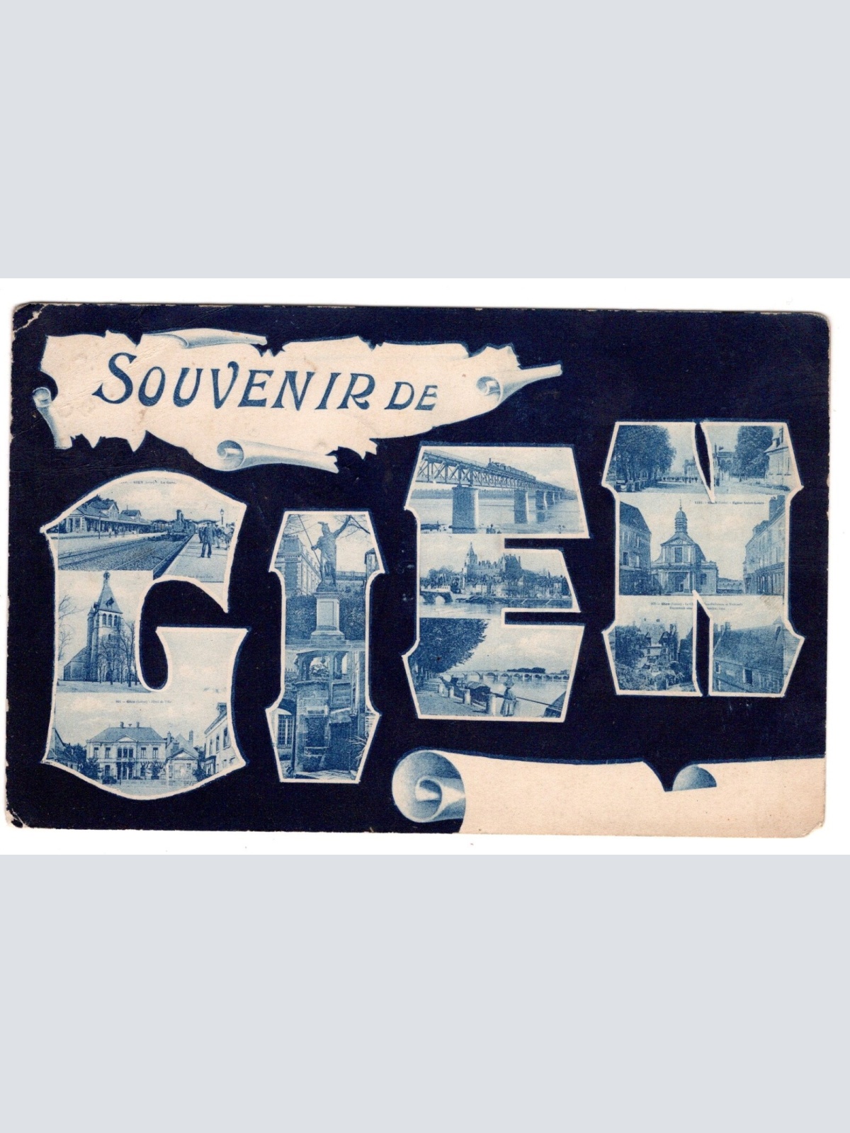 AK, Souvenir de Gien, Frankreich, Ansichtskarte (S6215)
