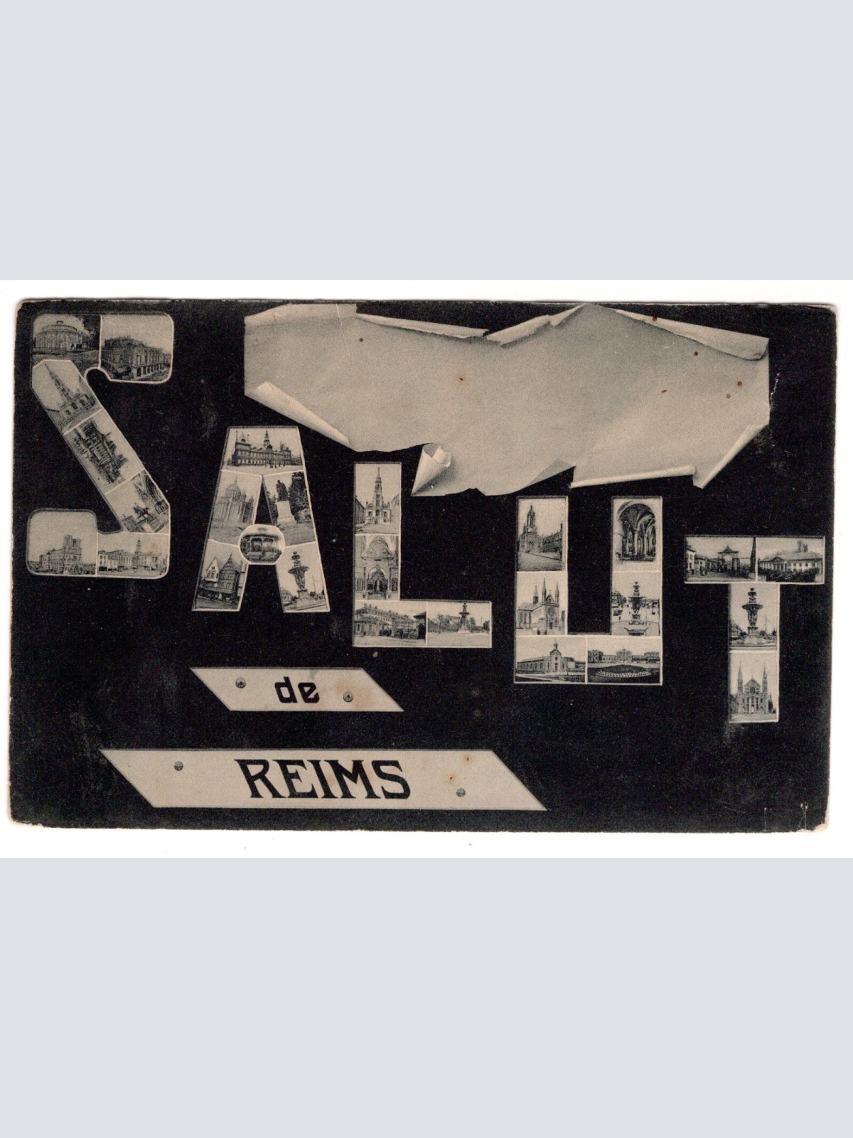 AK, Salut de Reims, Frankreich, Ansichtskarte (S6221)