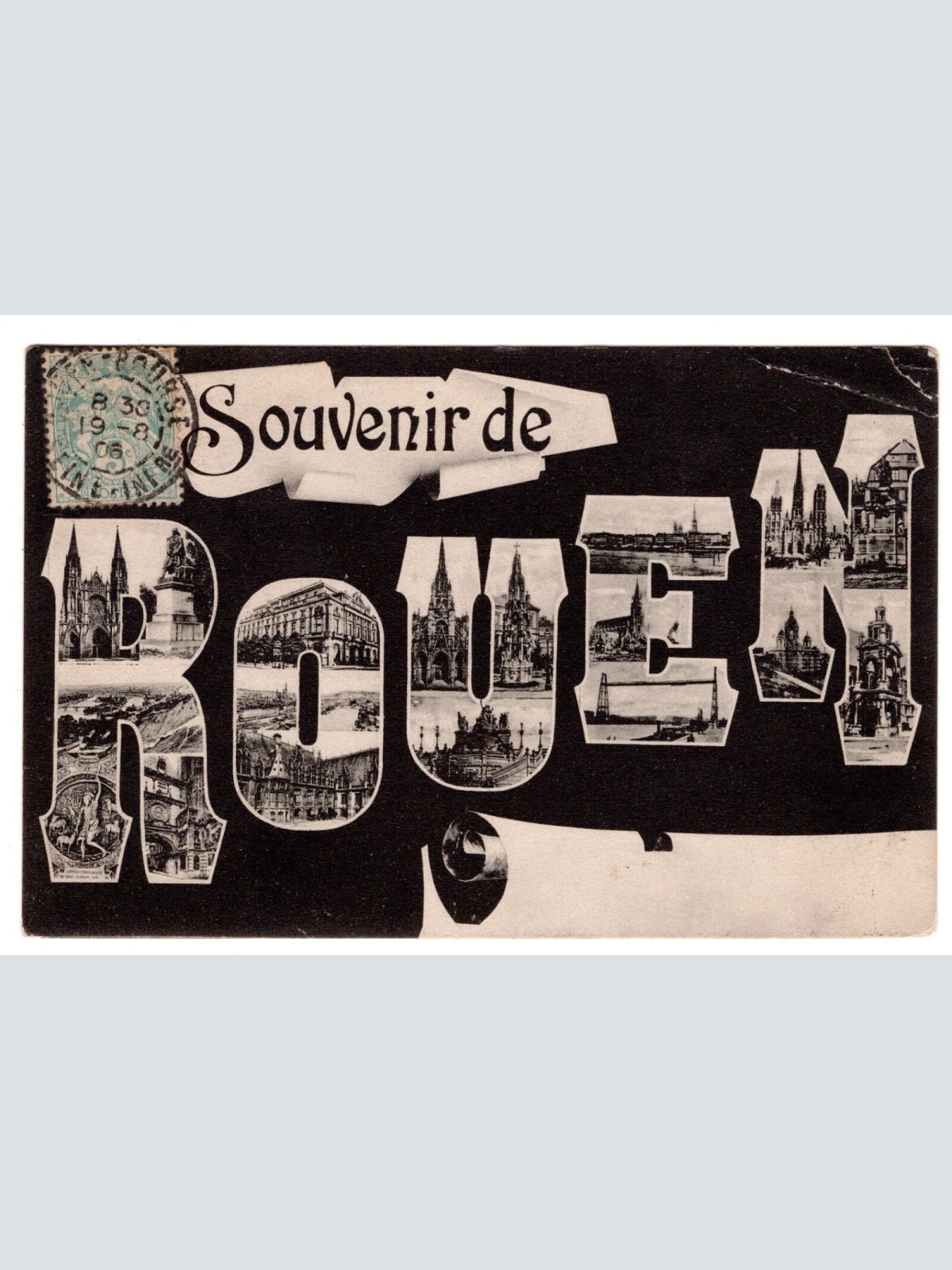 AK, Souvenir de Rouen, Frankreich, Ansichtskarte (S6222)