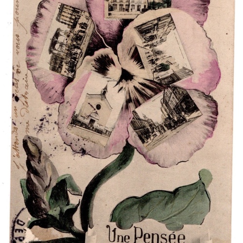 AK, Une Pensee de Malakoff, Frankreich, Ansichtskarte (S6223)