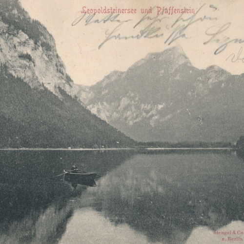 AK vom Leopoldsteinersee und Pfaffenstein Steiermark Ansichtskarte (14479)