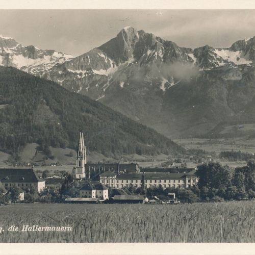 AK aus Admont geg Hallermauern Steiermark Ansichtskarte (14502)