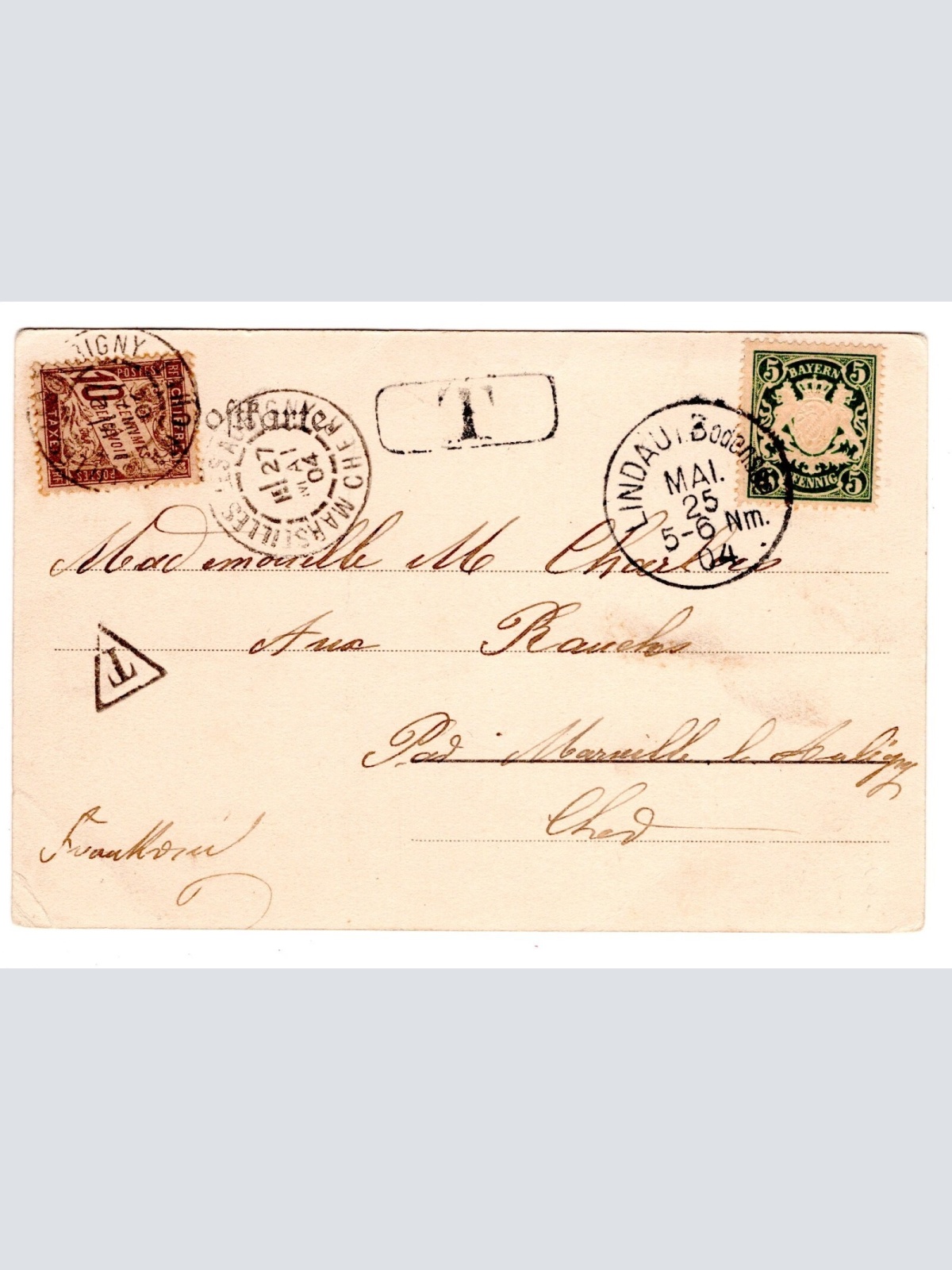 AK, Lindau, Hafeneinfahrt, Bayern, Ansichtskarte (S6287)