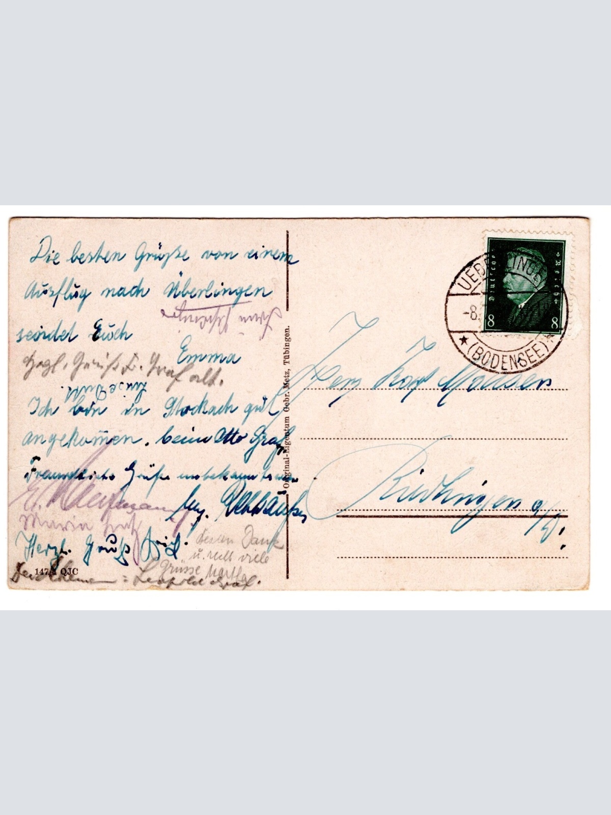 AK, Überlingen, Baden-Württemberg, Ansichtskarte (S6288)