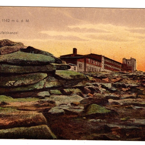 AK, Brocken, Teufelskanzel, Sachsen-Anhalt, Ansichtskarte (S6321)