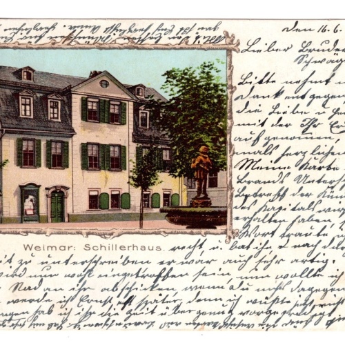 AK, Weimar, Thüringen, Schillerhaus, Ansichtskarte (S6330)