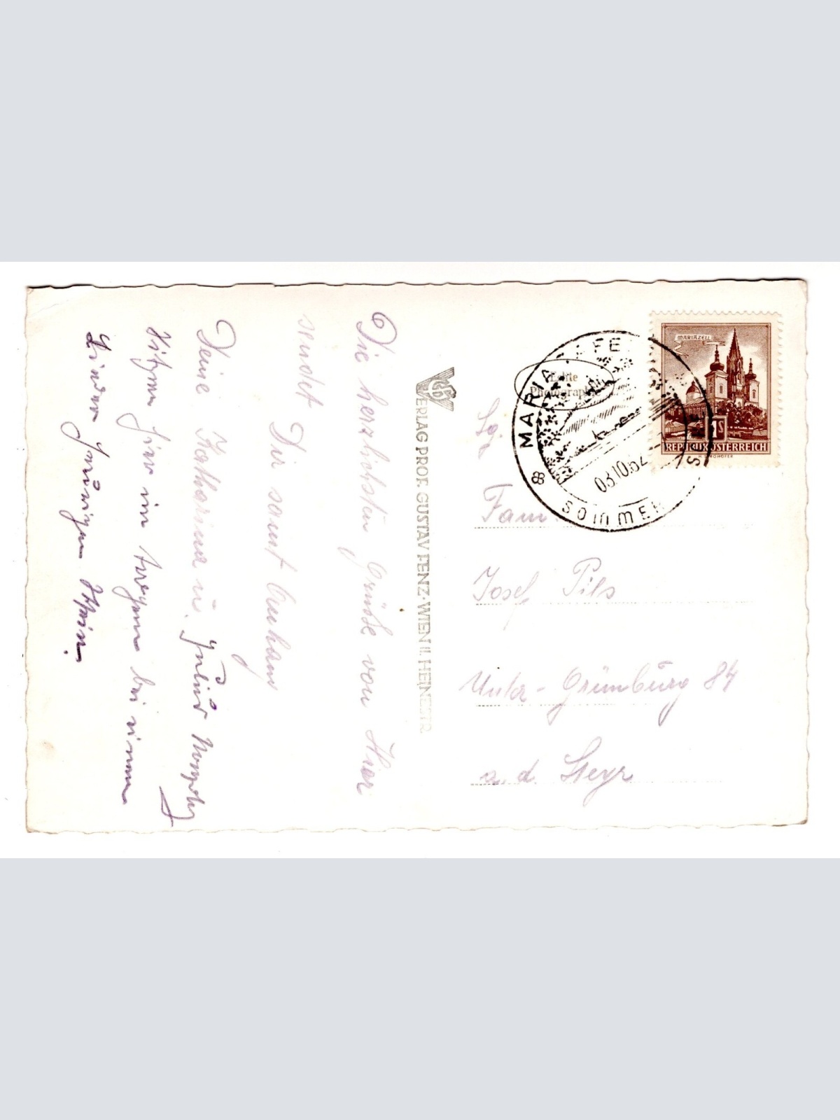 AK, Maria Taferl, Niederösterreich, Ansichtskarte (S6344)