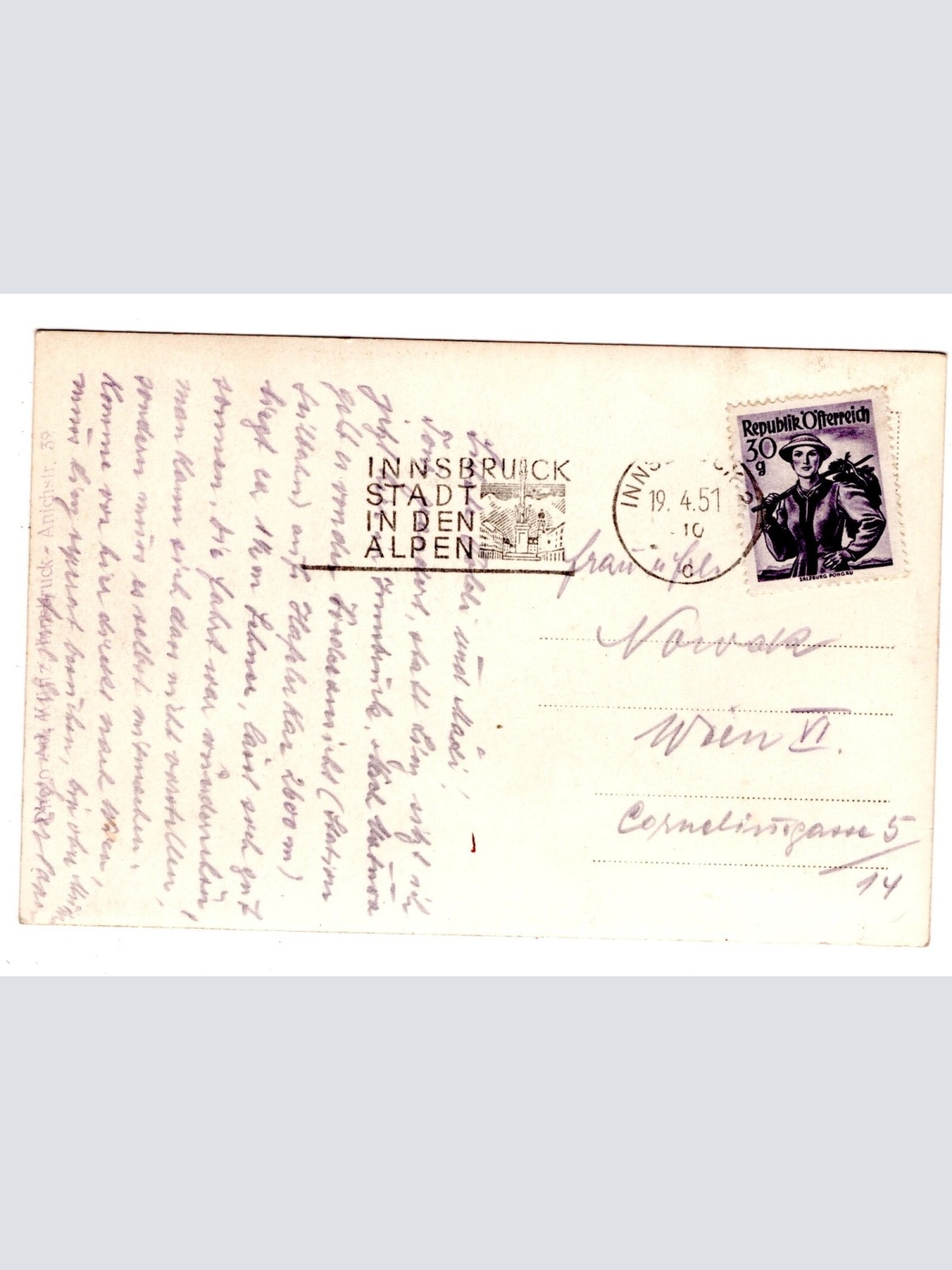 AK, Nordkettenbahn, Innsbruck, Tirol, Ansichtskarte (S6359)