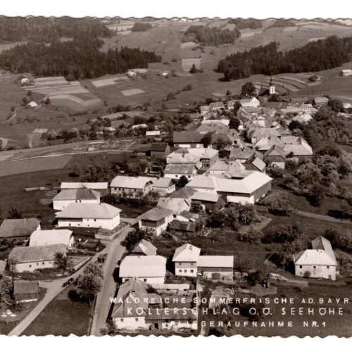 AK, Kollerschlag, Fliegeraufnahme Nr. 1, Oberösterreich, Ansichtskarte (S6406)